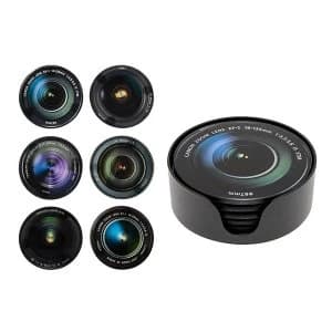 Camera Lens Coaster Set of 6