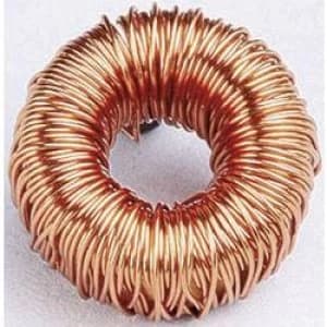 Choke Toroidal core Radial lead Contact spacing 8.89 mm