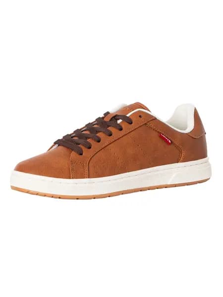 Levis Piper Trainers Medium Brown 11 UK