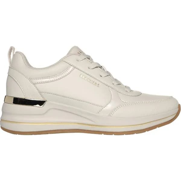 Skechers Womens Billion 2 Fine Shine Mid Lace Up Trainers UK Size 7 (EU 40) Off White SKE2262-OFWT-7