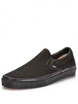 Vans Classic Slip-On - Black, Size 3, Women