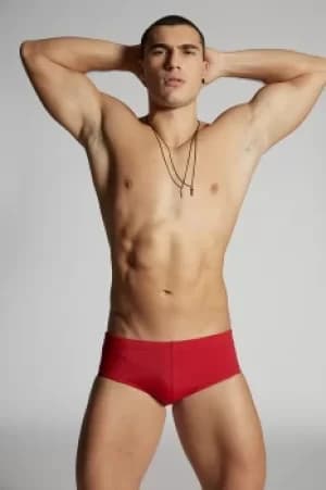 DSQUARED2 Men Brief trunks Red Size 32 80% Polyamide 20% Elastane