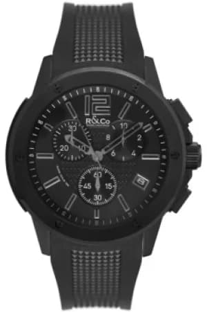 Rotary RGS00004-42-16-X Mens R&G Chronograph Brown Strap Wri