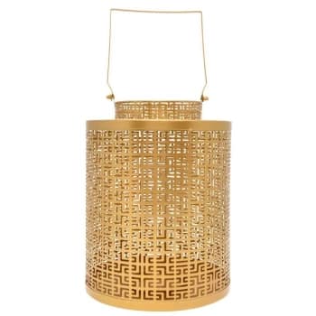 Biba Cut Out Votive Lantern - Gold