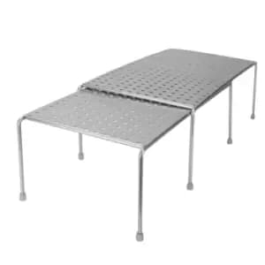 Expandable Kitchen Storage Shelves - Set of 2 M&W