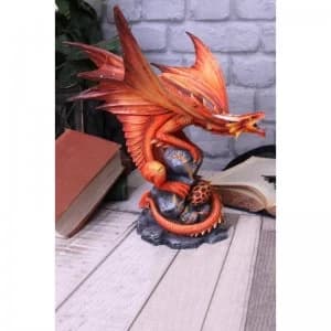 Adult Fire Dragon Figurine