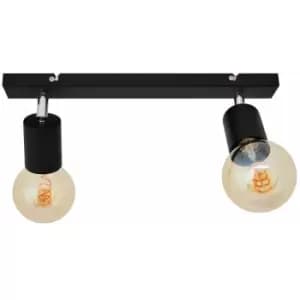 Helam Tune Twin Spotlight Black 40cm