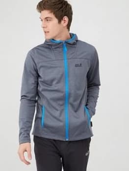 Jack Wolfskin Horizon Hooded Fleece Jacket - Grey