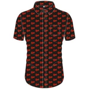 David Bowie - Logo Pattern Unisex Large T-Shirt - Black