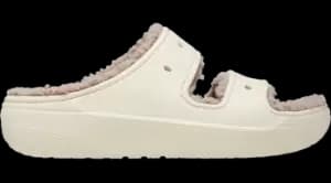 Crocs Classic Cozzzy Sandals Unisex Bone / Mushroom W4/M3