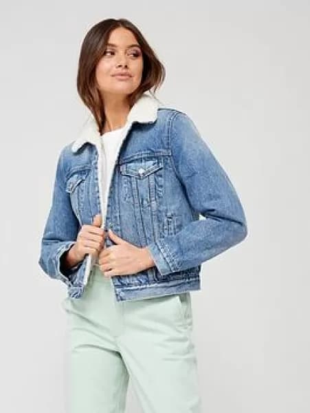 Original Sherpa Trucker Jacket - Blue