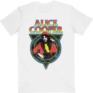 Alice Cooper - Snakeskin Unisex XX-Large T-Shirt - White