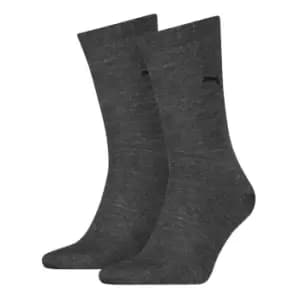 Puma 2 Pack Classic Socks Mens - Grey