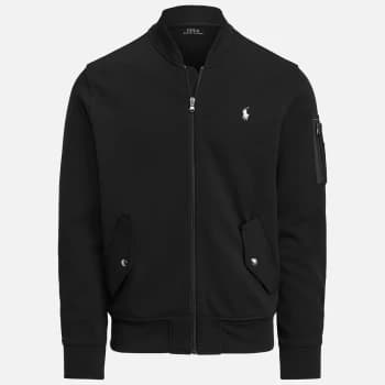 Polo Ralph Lauren Mens Double Knit Bomber Jacket - Polo Black - M