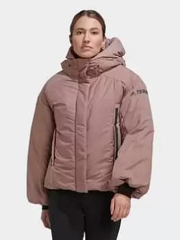 adidas Terrex Myshelter Cold.rdy Jacket, Brown Size M Women