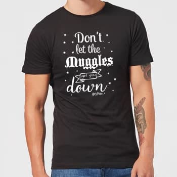 Harry Potter Don't Let The Muggles Get You Down Mens T-Shirt - Black - 3XL - Black