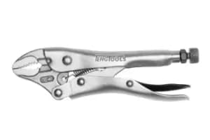 Teng Tools 401-5 5" Power Grip Pliers Plated/Round 28mm Capacity