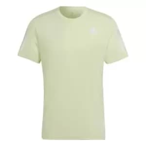 adidas Own the Run Tee Mens - Almost Lime / Reflective Silve