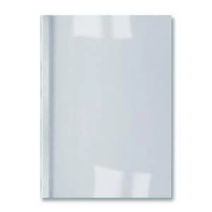 Original GBC LeatherGrain A4 Thermal Binding Covers 1.5m White 1 x Pack of 100 Covers