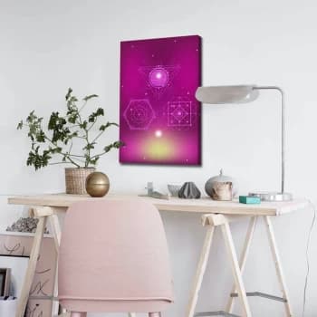 4570ABSC - 023 Multicolor Decorative Canvas Painting