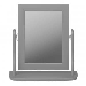 Baroque Dressing Table Mirror Grey