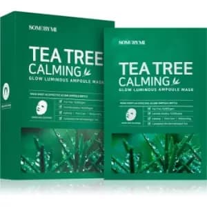 Some By Mi Glow Luminous Tea Tree Calming soothing sheet mask for problem skin 10x25 g