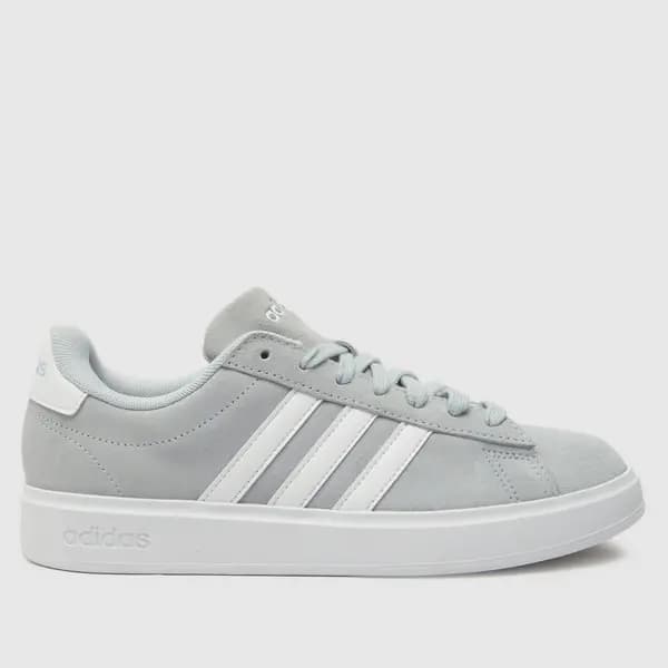 adidas grand court 2.0 trainers in white & grey White & grey UK 4 (EU 36?)