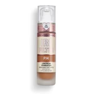 Makeup Revolution IRL Filter Longwear Foundation F14