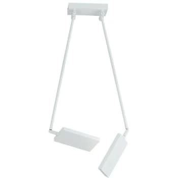Fan Europe Lighting - Fan Europe BOOK LED 2 Light Semi Flush Light White 2600lm 3200K 85x16x15-200cm