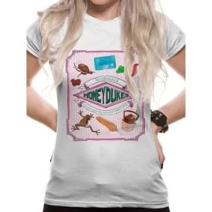 Harry Potter - Honeydukes Womens Large T-Shirt - White