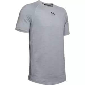 Under Armour Charged Cotton Short Sleeve T Shirt Mens - Grey