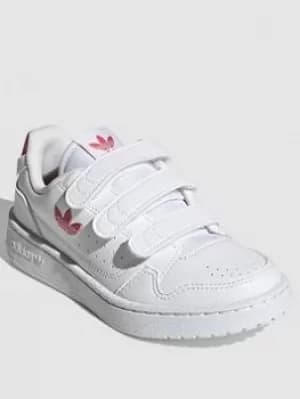 adidas Originals Unisex Kids Ny 90 Cf C, White/Pink, Size 1