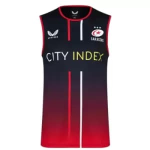 Castore Saracens Training Vest Mens - Black