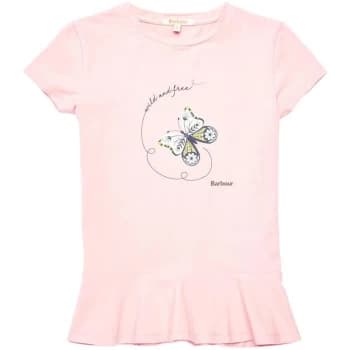 Barbour Girls Hollie T-Shirt - Pink