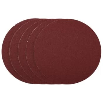 Draper - 63026 Sanding Discs, 200mm, PSA, 80 Grit, (5 Pack)