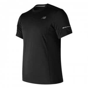 New Balance Core Run T Shirt Mens - Black