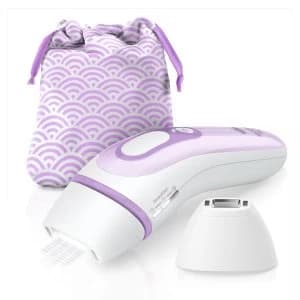 Braun BRAIPL3132 Silkexpert Pro 3 Latest Generation IPL Permanent Visible Hair Remover - White & Lilac