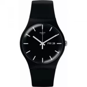 Unisex Swatch MONO BLACK Watch