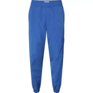 Calvin Klein Jeans Badge Crinkle Nylon Pant - Blue