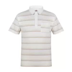 Soviet YD Stripe Polo Shirt Mens - Beige
