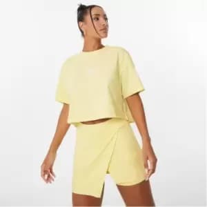 Slazenger Sofia Richie Stripe T-Shirt - Yellow