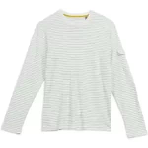 Ted Baker Melted Long Sleeve Stripe T Shirt - White
