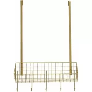 Premier Housewares Kirby Gold Finish Over The Door Hanger