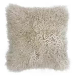 Riva Home Mongolian Cushion Cover (40x40cm) (Oatmeal)
