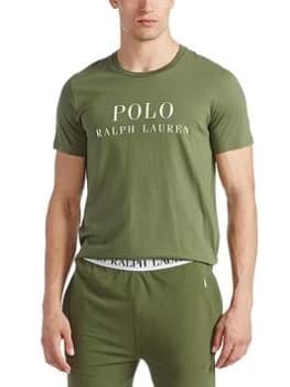 Polo Ralph Lauren Logo Lounge T-Shirt - Supply Olive, Supply Olive Size M Men