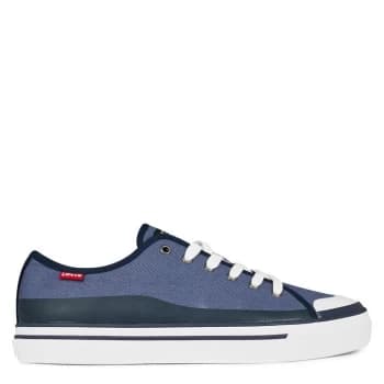Levis Levis Square Canvas Low Trainers Mens - Blue