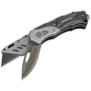 Sealey PK37 Pocket Knife Locking Twin-Blade