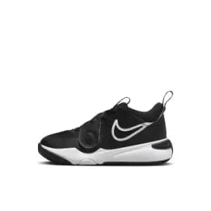 Nike Team Hustle D 11 Ps, Black/White, Unisex, Basketballschoes pre school, DV8994-002