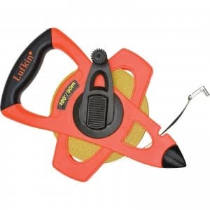 Lufkin Fibreglass Long Tape Measure Imperial Metric 100ft 30m 13mm