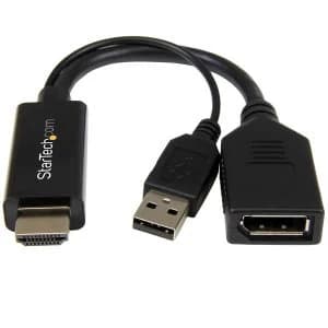 StarTech HD2DP HDMI to DisplayPort Converter 4K